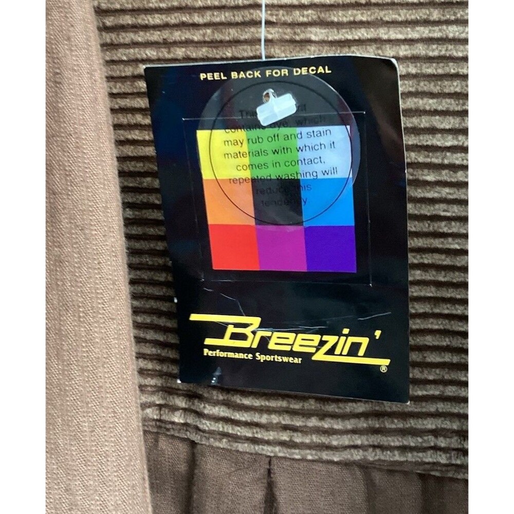 Breezin Vintage Corduroy Sport Jacket Oversized Shirt Button Up XXL With Tags - Picture 2 of 10